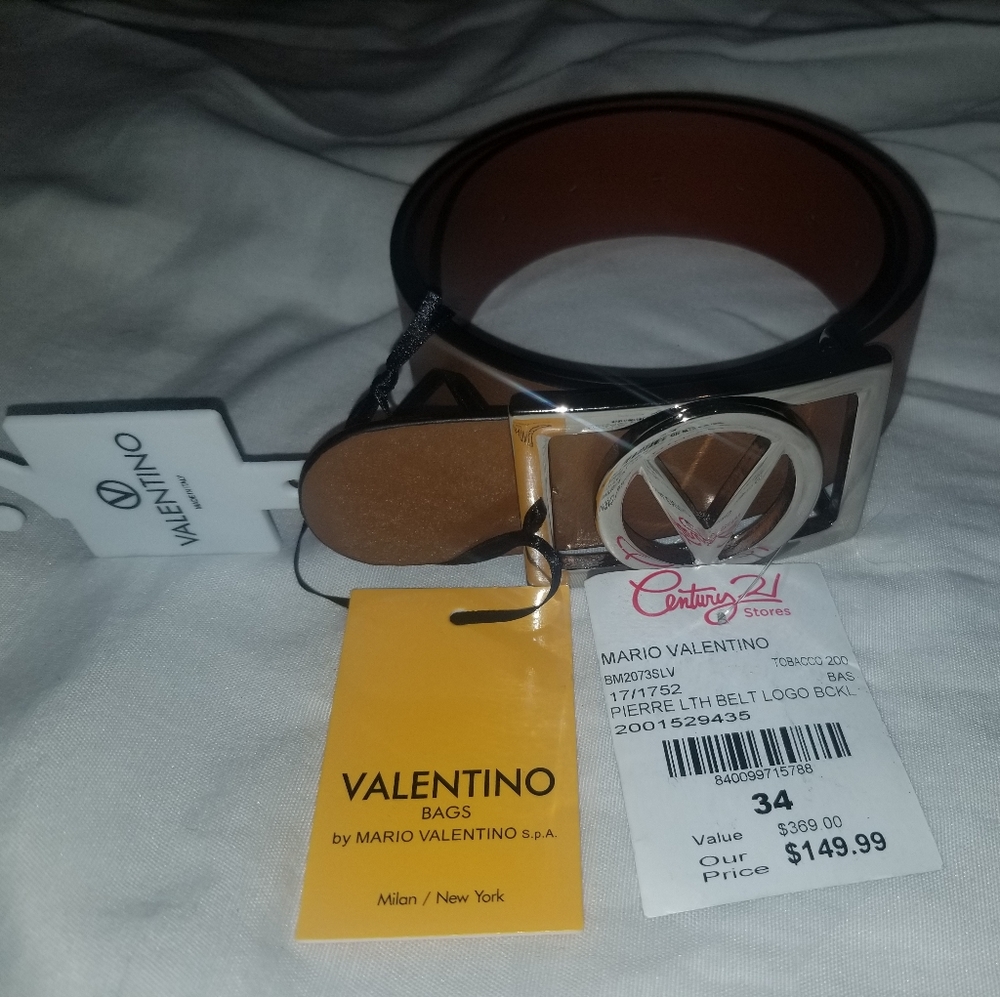 Mens Mario Valentino belt size 34